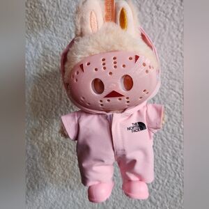 Labubu Halloween Pink Mask 3pc Outfit Clothes